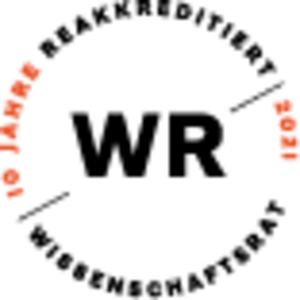 Reakkreditiert vom Wissneschaftsrat für 10 Jahre Logo Wissenschaftsrat