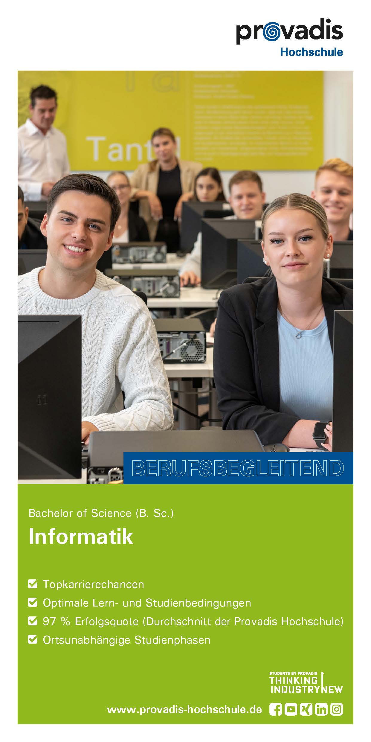 Factsheet Bachelor Informatik berufsbegleitend